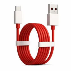 Original 30 watt Super USB-A to Type-C Cable Compatible With OnePlus 8 pro | 7 Pro | 7 | 6T | 6 | 5T | 5 | 3T | 3 (Cable Only)