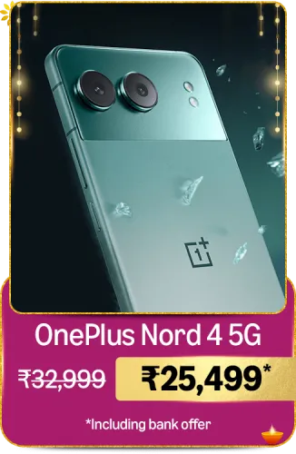 Image of OnePlus Nord 4 5G Smartphone @ ₹25499 on Big Billion Day Sale