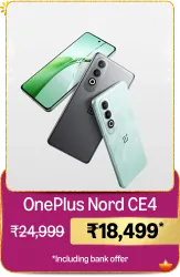 OnePlus Nord CE4 Smartphone @ ₹18499 on Big Billion Day Sale