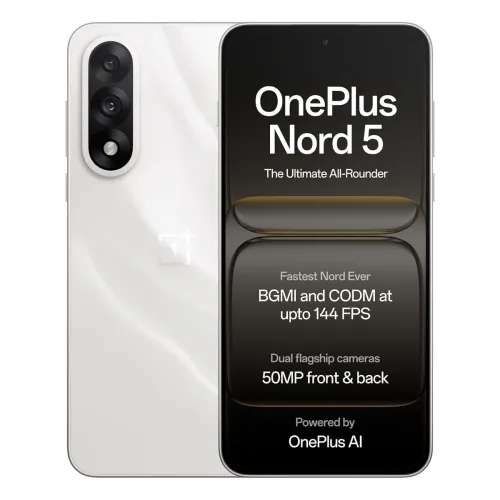 Image of OnePlus Nord 5 – SD 8s Gen 3 | 144FPS | Dual 50MP | 8+256GB