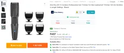 OnePlus OP 21 Cordless Hair Trimmer for Men 120min Runtime