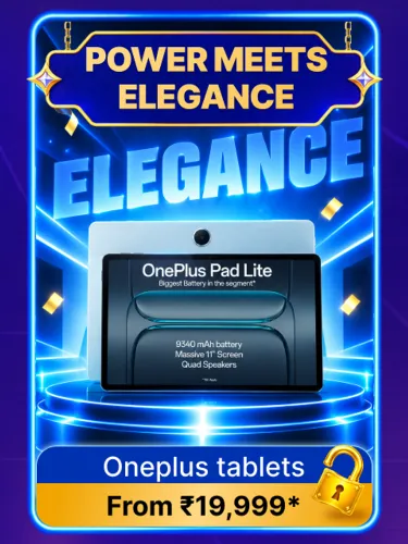 Image of Oneplus tablets from ₹19,999 on Flipkart Big Billion Days Sale