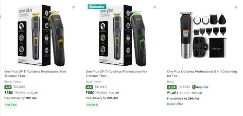 Image of OnePlus Trimmer Starts @ ₹550