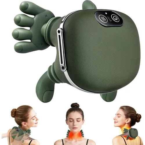 Image of ONESTA Wireless Heated Neck & Back | Massager with 4D Hand-Style Kneading | Portable Deep Tissue Massage