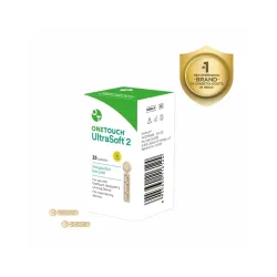 OneTouch UltraSoft 2 Lancets | Pack of 25 Lancets | Designed for Less Pain | Global Iconic Brand | For use with OneTouch UltraSoft & UltraSoft 2 Lancing Device
