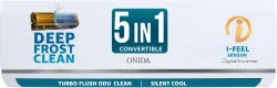 ONIDA 2026 Model 1 Ton 3 Star Split Inverter Star Split Inverter 5-in-1 Convertible, Energy Efficient, Deep frost Clean, Silent Cool, Gold Fin Coating AC AC (IR123MGCP, White)