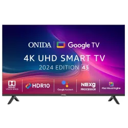 ONIDA 108 cm 4K Ultra HD LED Smart Google TV