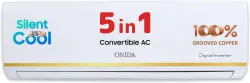 ONIDA 2025 Model 1.5 Ton 3 Star Split Inverter 5-in-1 Convertible Cooling with Deep Cleaning AC (IR183PRSG, White)