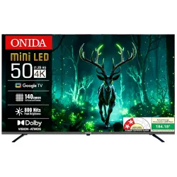 Onida 127 cm (50 inchs) Nexg Series 4K Ultra HD Smart QLED Mini LED Google TV MZ50MIN