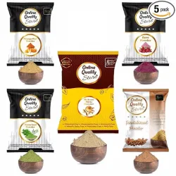 Online Quality Store multani mitti powder |chandan powder |orange peel powder |neem powder |rose powder for face |facepa