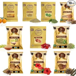 Online Quality Store Natural Face & Hair Care Powder Combo 400g