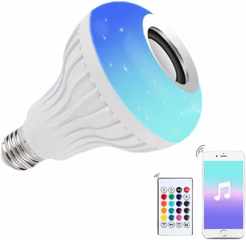 Image of OnlineFront LED Music Bulb Speaker (10cm)