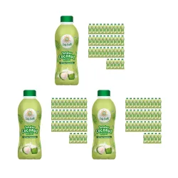 Only Earth Tender Coconut Water | Not From Concentrate | No Added Sugar & Low in Calories |Packed with Electrolytes | BPA-Free Bottle | 165ml (Pack of 108)