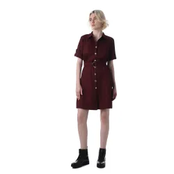 ONLY Women Satin Shirt Mini Dress