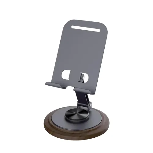 Image of OOGE Nest 300 Foldable Mobile Stand - 360° Rotating Phone Holder for Table