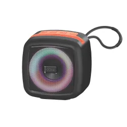 OOGE Vibebox 1000 Bluetooth Speaker | 7W Wireless Speaker with AUX & USB Port | RGB Lights | Type-C Charging | Bluetooth