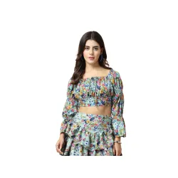 OOMPH Full Sleeve Crop Top