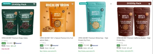 Image of Open Secret Dry Fruits at minimum 50% Discount