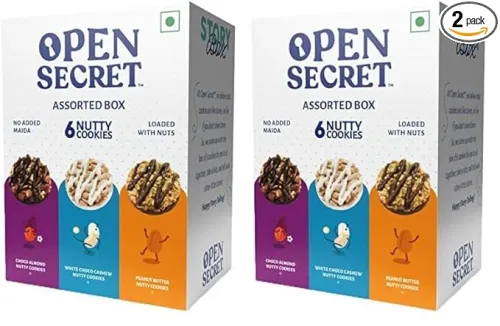 Image of Open Secret Multi-Flavor Nutty Cookies Story Box (Pack of 2)