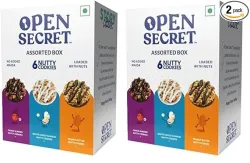 Open Secret Multi-Flavor Nutty Cookies Story Box (Pack of 2)