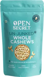 OPEN SECRET Premium Whole Kaju - High Protein Dry Fruit, Fasting Vrat Special Cashews (1 x 1 kg)