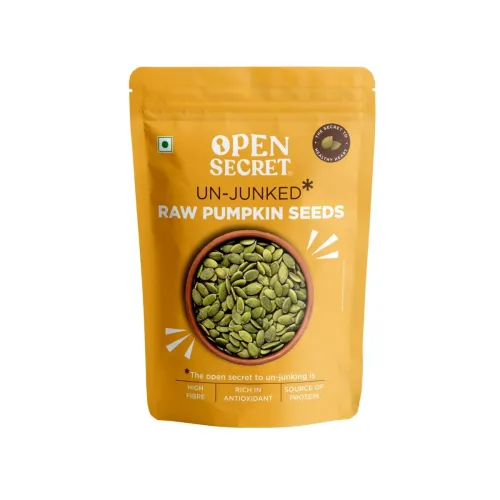 Image of Open Secret Pumpkin Seeds | 200g | Seeds, Pumpkin Seeds 200gm, Raw Pumpkin Seed, Seeds for Eating, Healthy Snacks, Rich 