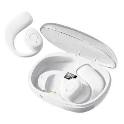OpenGo OWS Open Ear Earbuds, Bluetooth 5.3 Headphones with AI-ENC Mic, Over-Ear Wireless Earbuds,