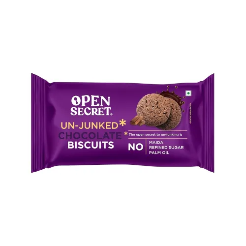 Image of Open Secret Butter and Chocolate Biscuit Cookies | Protein & Fiber Packed | Healthy Snacks | No Added Maida No Refined S