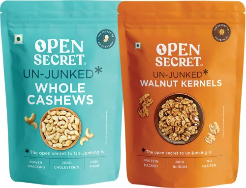 Image of OPEN SECRET Cashew & Walnut Dry Fruits Combo (1kg)