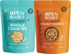 OPEN SECRET Cashew & Walnut Dry Fruits Combo (1kg)