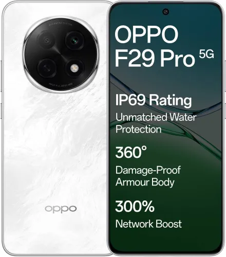 Image of OPPO F29 Pro 5G (Marble White, 256 GB) (12 GB RAM)