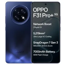 Oppo F31 Pro+ 5G (Gemstone Blue, 12GB RAM, 256GB Storage)
