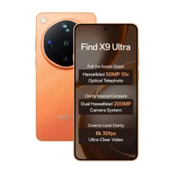 Oppo Find X9 Ultra 5G (Canyon Orange, 12GB, 512GB)
