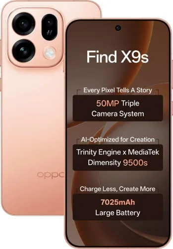 Image of OPPO Find X9s (Sunset Orange, 256 GB) (12 GB RAM)