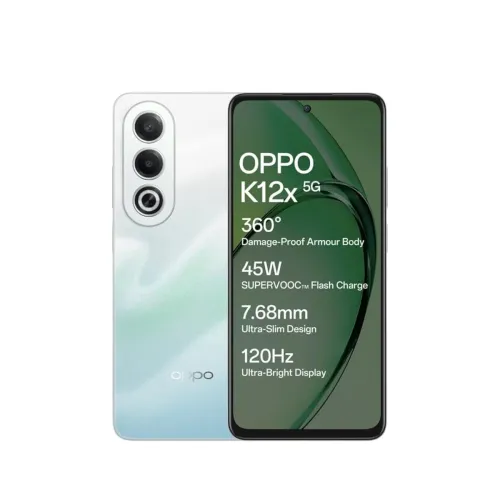 Image of Oppo K12x 5G with 45W SUPERVOOC Charger in-The-Box .