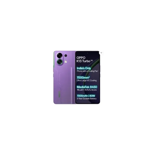 Image of OPPO K13 Turbo 5G, Purple Phantom (8GB, 128GB)