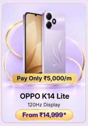 OPPO K14 Lite @ ₹14,999 on Flipkart Big Billion Days Sale