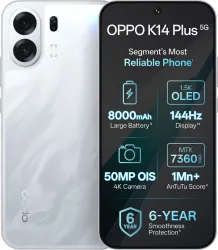 OPPO K14 Plus 5G (Star White, 128 GB)