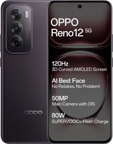 Image of OPPO Reno 12 5G (Matte Brown, 256 GB) (8 GB RAM)