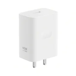 OPPO Original (6 Months Offical Warranty) SUPERVOOC 45W Single Port USB Fast Charger, BIS Certified, Wall Charger Adapter, Universal Compatibility (Cable Not Included, White)