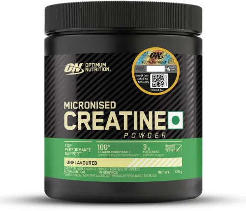 Image of Optimum Nutrition Micronised Creatine Monohydrate Creatine  (125 g, Unflavored)
