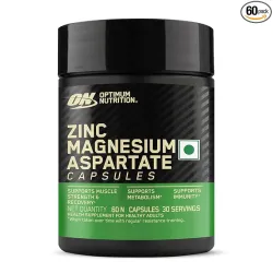 Optimum Nutrition (ON) Zinc Magnesium Aspartate 60 Capsules