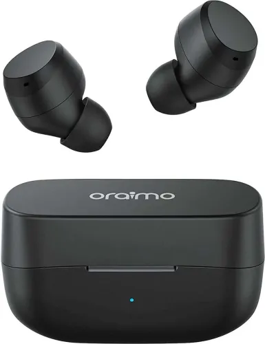 Image of ORAIMO Rock 24H Battery Life &Quick Charge, Noise Cancellation for Clear Calls,IPX5 Bluetooth Headset (Black, True Wirel