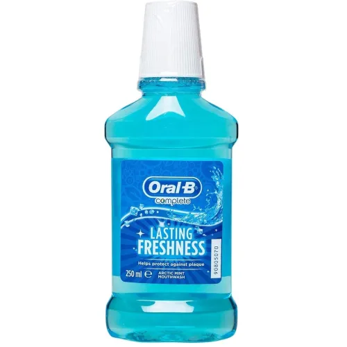 Image of Oral-B Complete Lasting Freshness Arctic Mint Mouthwash, 250ml