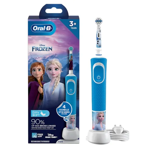 Image of Oral B Kids Frozen Rechargeable Rotating Electric Toothbrush