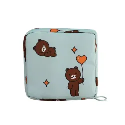 Orange Paper Small Pouch