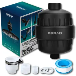 ORBON Bathroom Hard-Water Softener Filter