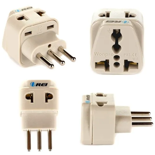 Image of OREI Type L 2-in-1 Travel Adapter 4-Pack