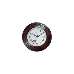 Oreva Plastic Wooden Look Designer Wall Clock