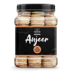Organic Box Afghani Anjeer Dried Figs 500gm Pack of 1